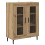Vitrina Roble artesanal 69,5 x 34 x 90 cm Madera contrachapada en Aparadores | Comprar online en Foro24