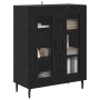 Vitrina Roble Negro 69,5 x 34 x 90 cm Madera contrachapada en Aparadores | Comprar online en Foro24
