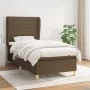 Boxspringbett mit dunkelbrauner Stoffmatratze 80x200 cm von , Betten und Lattenroste - Ref: Foro24-3128560, Preis: 330,05 €, ...