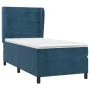 Boxspringbett mit dunkelblauer Samtmatratze 80x200 cm von , Betten und Lattenroste - Ref: Foro24-3129241, Preis: 312,97 €, Ra...