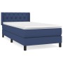 Boxspringbett mit blauer Stoffmatratze 80x200 cm von , Betten und Lattenroste - Ref: Foro24-3129911, Preis: 302,89 €, Rabatt: %