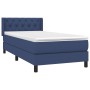 Boxspringbett mit blauer Stoffmatratze 80x200 cm von , Betten und Lattenroste - Ref: Foro24-3129911, Preis: 302,89 €, Rabatt: %