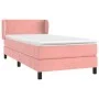 Box spring bed with pink velvet mattress 90x190 cm by , Beds and slatted bases - Ref: Foro24-3127348, Price: 310,28 €, Discou...