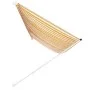 Retractable awning 400x150 cm yellow and white by vidaXL, Awnings - Ref: Foro24-143757, Price: 80,33 €, Discount: %