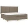 Boxspringbett mit taupegrauer Stoffmatratze 200x200 cm von , Betten und Lattenroste - Ref: Foro24-3132181, Preis: 712,22 €, R...