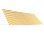 Einziehbare Markise 400x150 cm gelb und weiß von vidaXL, Markisen - Ref: Foro24-143757, Preis: 81,71 €, Rabatt: %