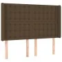 Box spring bed with dark brown fabric mattress 140x200 cm by , Beds and slatted bases - Ref: Foro24-3132316, Price: 494,66 €,...