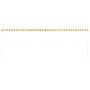 Retractable awning 400x150 cm yellow and white by vidaXL, Awnings - Ref: Foro24-143757, Price: 80,33 €, Discount: %