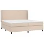 Boxspringbett mit Cappuccino-Kunstledermatratze 200x200cm von , Betten und Lattenroste - Ref: Foro24-3132404, Preis: 727,97 €...