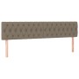 Boxspringbett mit LED-Matratze taupegrauer Stoff 200x200 cm von , Betten und Lattenroste - Ref: Foro24-3133985, Preis: 659,89...