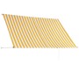 Ausziehbares Markisentuch 250x150 cm in Gelb und Weiß. von vidaXL, Markisen - Ref: Foro24-143754, Preis: 47,44 €, Rabatt: %
