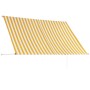 Ausziehbares Markisentuch 250x150 cm in Gelb und Weiß. von vidaXL, Markisen - Ref: Foro24-143754, Preis: 47,44 €, Rabatt: %