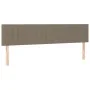 Box spring bed with LED mattress taupe gray fabric 200x200 cm by , Beds and slatted bases - Ref: Foro24-3133905, Price: 630,2...