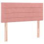 Boxspringbett mit Matratze und LED-Rosa-Samt 90x200 cm von , Betten und Lattenroste - Ref: Foro24-3134446, Preis: 293,40 €, R...