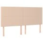 Cama box spring colchón LED cuero sintético capuchino 180x200cm de , Camas y somieres - Ref: Foro24-3135842, Precio: 630,98 €...