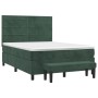 Boxspringbett mit dunkelgrüner Samtmatratze 140x190 cm von , Betten und Lattenroste - Ref: Foro24-3137902, Preis: 548,58 €, R...