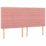 Boxspringbett mit rosa Samtmatratze 160x200 cm von , Betten und Lattenroste - Ref: Foro24-3137916, Preis: 565,14 €, Rabatt: %