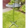 HI Round aluminum folding bistro table 60x60x(58-115) cm by HI, Garden tables - Ref: Foro24-423949, Price: 85,23 €, Discount: %