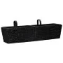 Black water hyacinth 2-piece planter set by vidaXL, Pots and planters - Ref: Foro24-45582, Price: 92,13 €, Discount: %