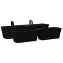 Black water hyacinth 2-piece planter set by vidaXL, Pots and planters - Ref: Foro24-45582, Price: 92,13 €, Discount: %