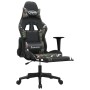 Gaming chair with footrest black camouflage synthetic leather by , Gaming chairs - Ref: Foro24-3143710, Price: 126,82 €, Disc...