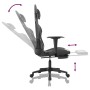 Gaming-Stuhl mit Fußstütze aus schwarzem Camouflage-Kunstleder von , Gaming-Stühle - Ref: Foro24-3143710, Preis: 126,82 €, Ra...
