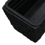 2-teiliges Pflanzgefäß-Set aus schwarzer Wasserhyazinthe von vidaXL, Töpfe und Pflanzgefäße - Ref: Foro24-45582, Preis: 100,2...