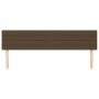 Headboards 2 units of dark brown fabric 80x5x78/88 cm by , Headboards and footboards - Ref: Foro24-346161, Price: 54,52 €, Di...