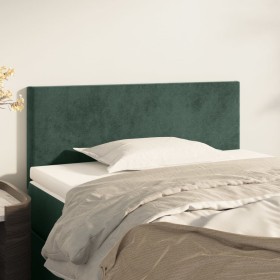 Cabecero de terciopelo verde oscuro 90x5x78/88 cm de , Cabeceros y pies de cama - Ref: Foro24-345761, Precio: 47,14 €, Descue...