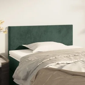 Kopfteil aus dunkelgrünem Samt, 90 x 5 x 78/88 cm von , Kopf- und Fußteile - Ref: Foro24-345761, Preis: 47,18 €, Rabatt: %