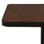 Dark ash bistro table 60x60x107 cm by , Kitchen and dining tables - Ref: Foro24-321925, Price: 99,51 €, Discount: %