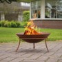 RedFire Brasero Tulsa de acero color óxido de RedFire, Chimeneas - Ref: Foro24-423889, Precio: 49,04 €, Descuento: %
