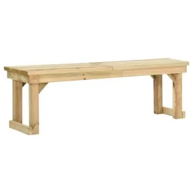 Impregnated pine wood garden bench 140 cm by , garden benches - Ref: Foro24-44899, Price: 101,22 €, Discount: %