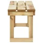 Gartenbank aus imprägniertem Kiefernholz, 140 cm von , Gartenbänke - Ref: Foro24-44899, Preis: 106,02 €, Rabatt: %