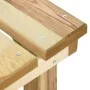 Gartenbank aus imprägniertem Kiefernholz, 140 cm von , Gartenbänke - Ref: Foro24-44899, Preis: 101,22 €, Rabatt: %