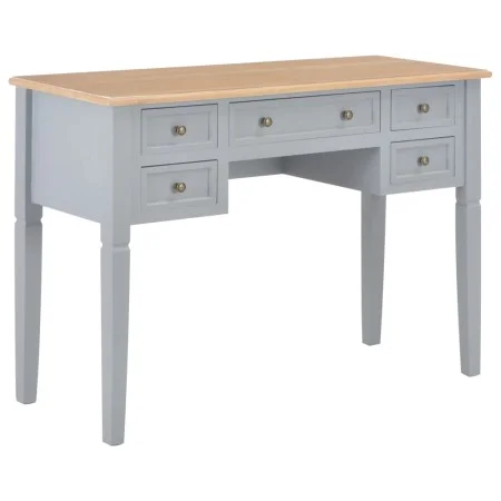 Grauer Holzschreibtisch 109,5 x 45 x 77,5 cm von , Schreibtische - Ref: Foro24-280070, Preis: 235,87 €, Rabatt: %