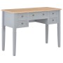 Grauer Holzschreibtisch 109,5 x 45 x 77,5 cm von , Schreibtische - Ref: Foro24-280070, Preis: 240,45 €, Rabatt: %