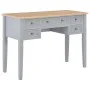 Grauer Holzschreibtisch 109,5 x 45 x 77,5 cm von , Schreibtische - Ref: Foro24-280070, Preis: 235,87 €, Rabatt: %