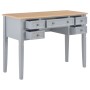 Escritorio de madera gris 109,5x45x77,5 cm de , Escritorios - Ref: Foro24-280070, Precio: 240,33 €, Descuento: %