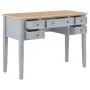 Grauer Holzschreibtisch 109,5 x 45 x 77,5 cm von , Schreibtische - Ref: Foro24-280070, Preis: 235,87 €, Rabatt: %
