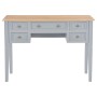 Escritorio de madera gris 109,5x45x77,5 cm de , Escritorios - Ref: Foro24-280070, Precio: 240,33 €, Descuento: %