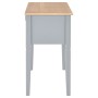 Grauer Holzschreibtisch 109,5 x 45 x 77,5 cm von , Schreibtische - Ref: Foro24-280070, Preis: 240,45 €, Rabatt: %