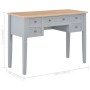 Escritorio de madera gris 109,5x45x77,5 cm de , Escritorios - Ref: Foro24-280070, Precio: 240,33 €, Descuento: %