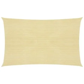 Beige HDPE sail awning 160 g/m² 2.5x4.5 m by , Umbrellas - Ref: Foro24-311125, Price: 31,42 €, Discount: %