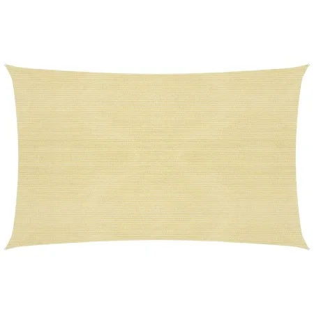 Segelmarkise HDPE beige 160 g/m² 2,5x4,5 m von , Sonnenschirme - Ref: Foro24-311125, Preis: 31,42 €, Rabatt: %