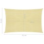 Beige HDPE sail awning 160 g/m² 3.5x4.5 m by , Umbrellas - Ref: Foro24-311131, Price: 34,28 €, Discount: %