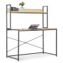 Escritorio para ordenador negro y roble 120x60x138 cm de , Escritorios - Ref: Foro24-20256, Precio: 104,40 €, Descuento: %