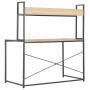 Escritorio para ordenador negro y roble 120x60x138 cm de , Escritorios - Ref: Foro24-20256, Precio: 104,40 €, Descuento: %