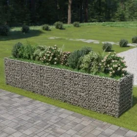 Steel gabion bed 450x90x100 cm by vidaXL, Pots and planters - Ref: Foro24-143552, Price: 218,97 €, Discount: %