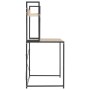 Escritorio para ordenador negro y roble 120x60x138 cm de , Escritorios - Ref: Foro24-20256, Precio: 104,40 €, Descuento: %